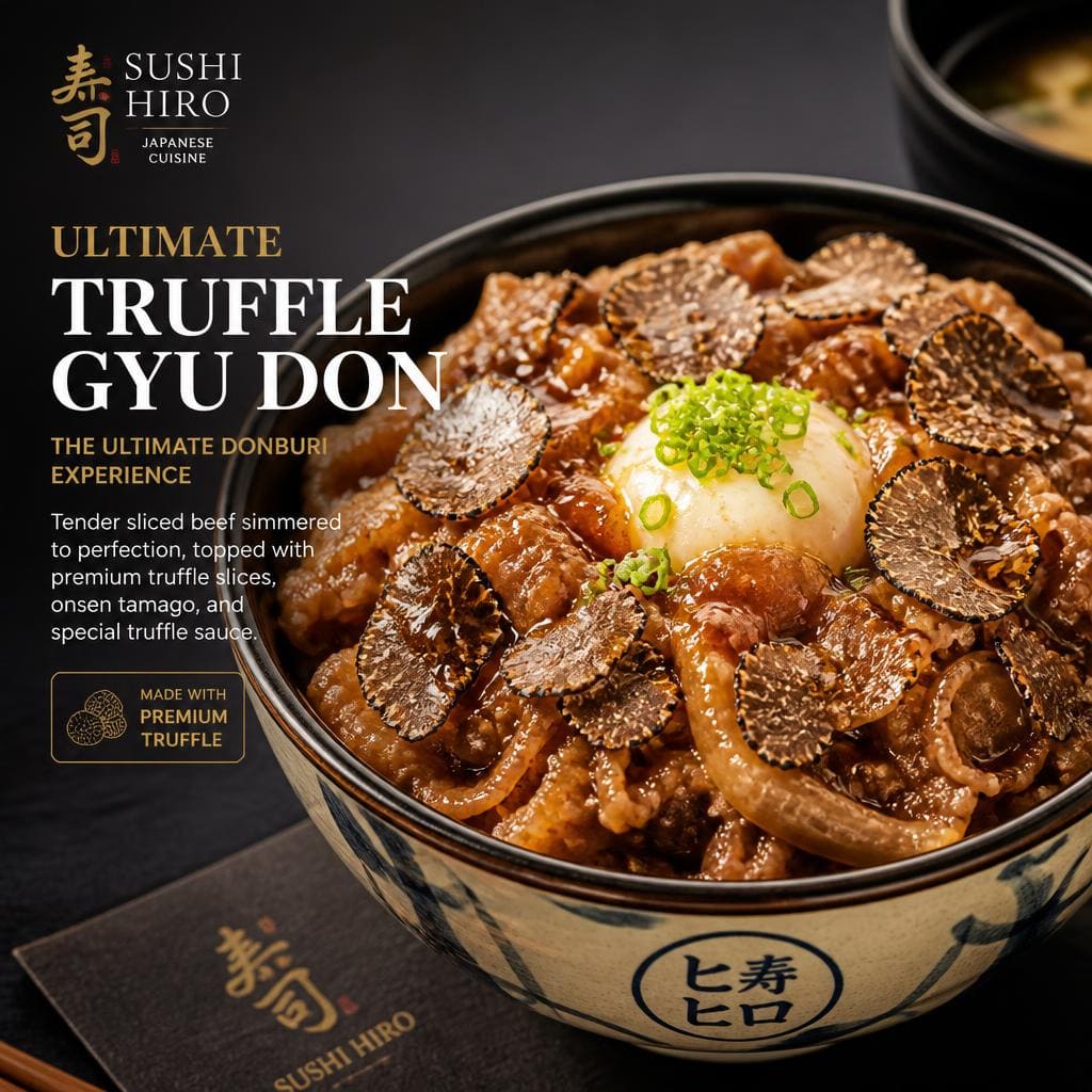 Ultimate Truffle Gyu Don Sushi Hiro